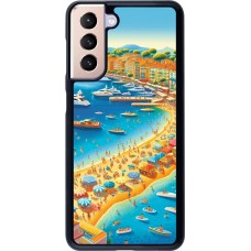 Samsung Galaxy S21 5G Case Hülle - French Riviera People