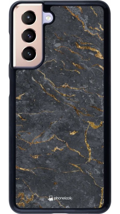 Hülle Samsung Galaxy S21 5G - Grey Gold Marble