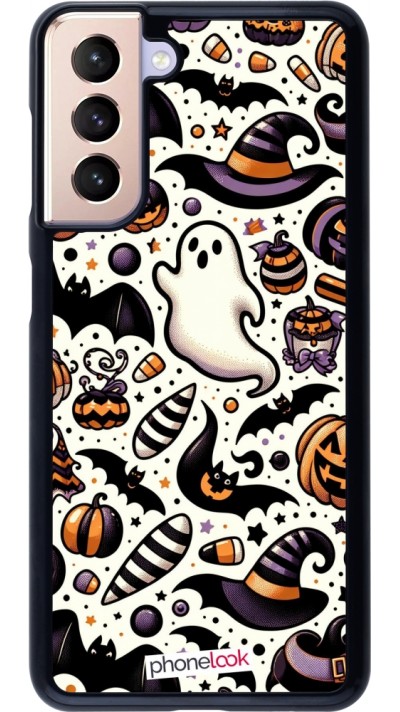 Samsung Galaxy S21 5G Case Hülle - Halloween 2024 Niedliches Muster