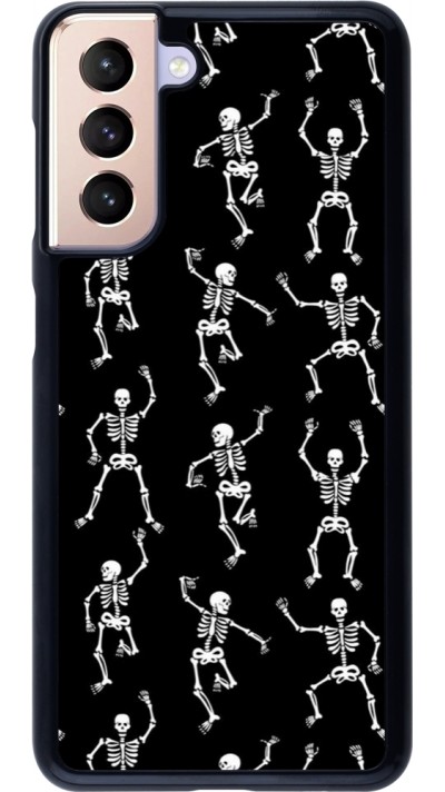 Samsung Galaxy S21 5G Case Hülle - Halloween 2024 dancing skeleton