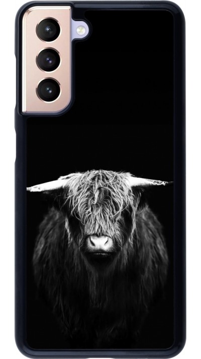 Samsung Galaxy S21 5G Case Hülle - Highland calf black