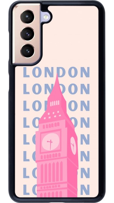 Samsung Galaxy S21 5G Case Hülle - London Pink Print