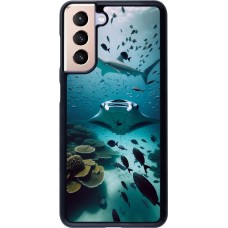 Samsung Galaxy S21 5G Case Hülle - Manta Lagune Reinigung