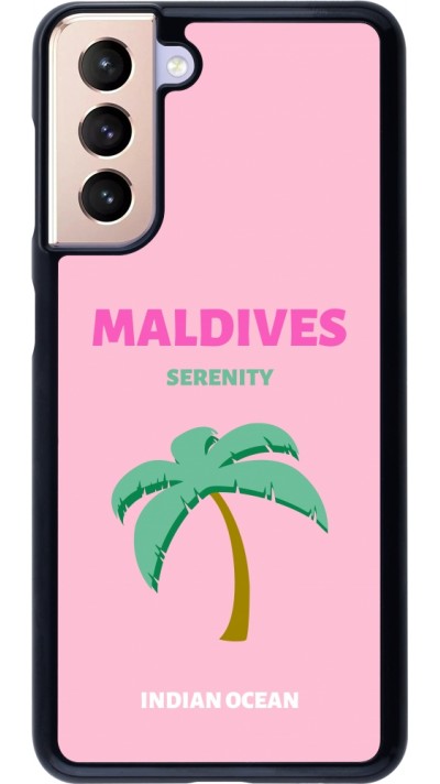 Samsung Galaxy S21 5G Case Hülle - Pop Summer Destination Maldives