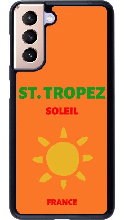 Samsung Galaxy S21 5G Case Hülle - Pop Summer Destination St-Tropez