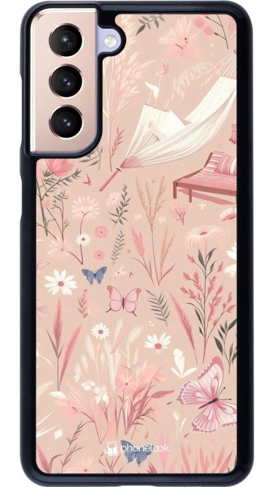 Samsung Galaxy S21 5G Case Hülle - Sommer Pastellmuster