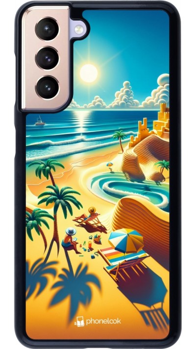 Samsung Galaxy S21 5G Case Hülle - Sonnenuntergang Brise