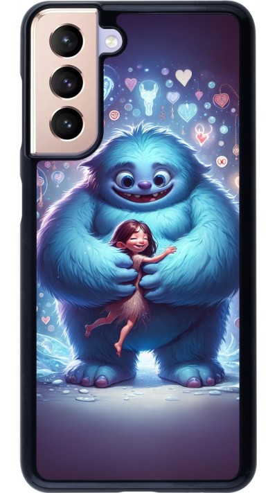 Samsung Galaxy S21 5G Case Hülle - Valentin 2024 Flauschige Liebe