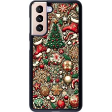 Samsung Galaxy S21 5G Case Hülle - Weihnachten 2023 Mikromuster