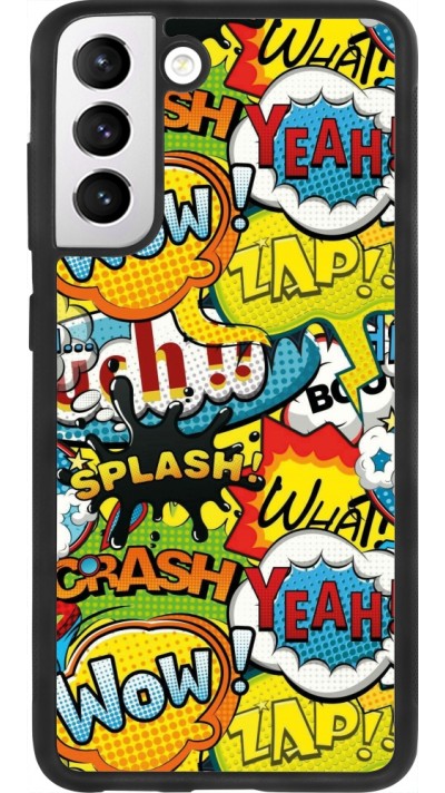 Samsung Galaxy S21 FE 5G Case Hülle - Silikon schwarz Cartoons slogans