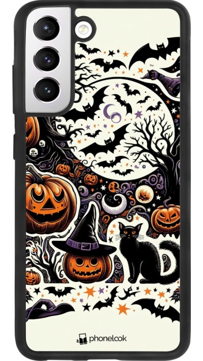 Samsung Galaxy S21 FE 5G Case Hülle - Silikon schwarz Halloween 2024 Spuk