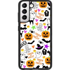 Samsung Galaxy S21 FE 5G Case Hülle - Silikon schwarz Halloween 2024 trick or treat