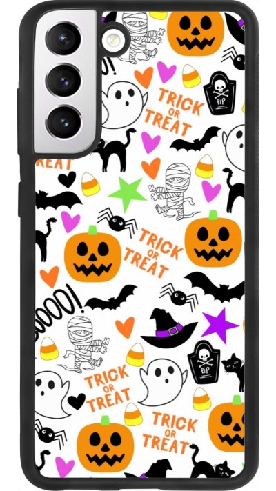 Samsung Galaxy S21 FE 5G Case Hülle - Silikon schwarz Halloween 2024 trick or treat