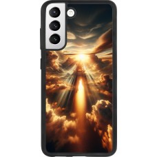 Samsung Galaxy S21 FE 5G Case Hülle - Silikon schwarz Himmelsleuchten Zenit