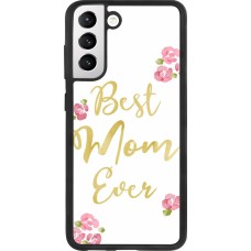 Samsung Galaxy S21 FE 5G Case Hülle - Silikon schwarz Mom 2024 best Mom ever