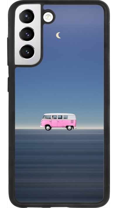 Samsung Galaxy S21 FE 5G Case Hülle - Silikon schwarz Spring 23 pink bus