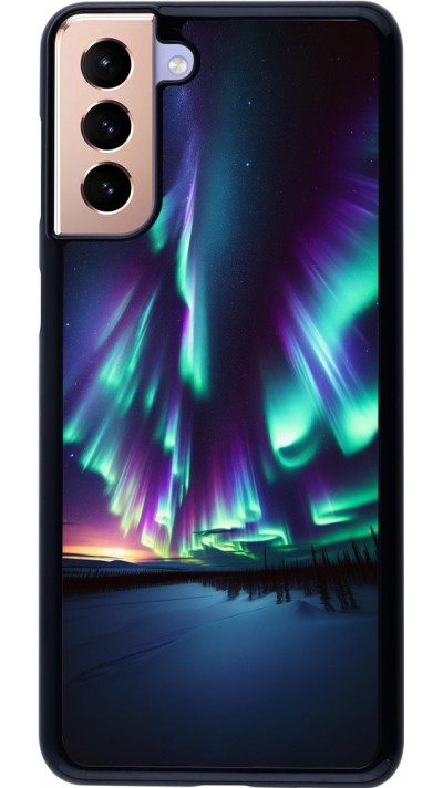 Samsung Galaxy S21+ 5G Case Hülle - Funkelndes Nordlicht