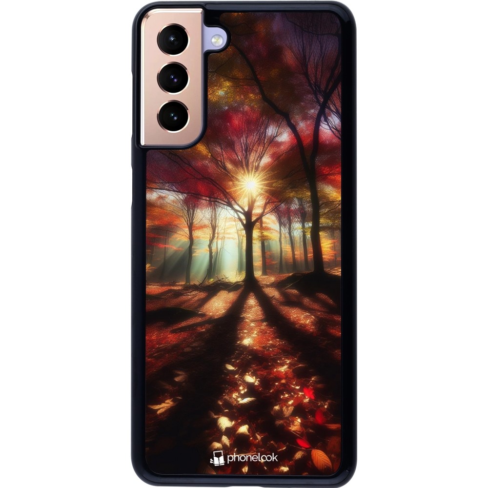 Samsung Galaxy S21+ 5G Case Hülle - Herbstlicher goldener Glanz