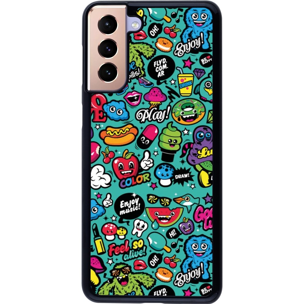 Samsung Galaxy S21+ 5G Case Hülle - Cartoons old school