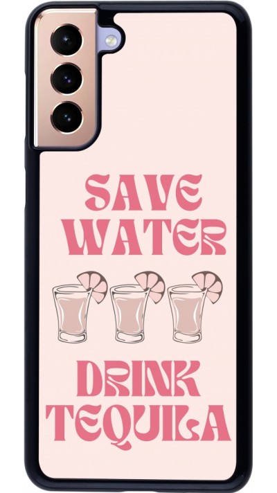 Samsung Galaxy S21+ 5G Case Hülle - Cocktail Save Water Drink Tequila