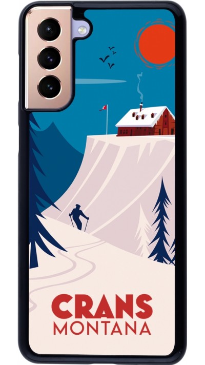 Samsung Galaxy S21+ 5G Case Hülle - Crans-Montana Cabane