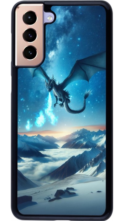 Samsung Galaxy S21+ 5G Case Hülle - Drache nächtliche Berg