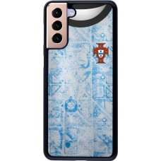 Samsung Galaxy S21+ 5G Case Hülle - Portugal Away personalisierbares Fussballtrikot