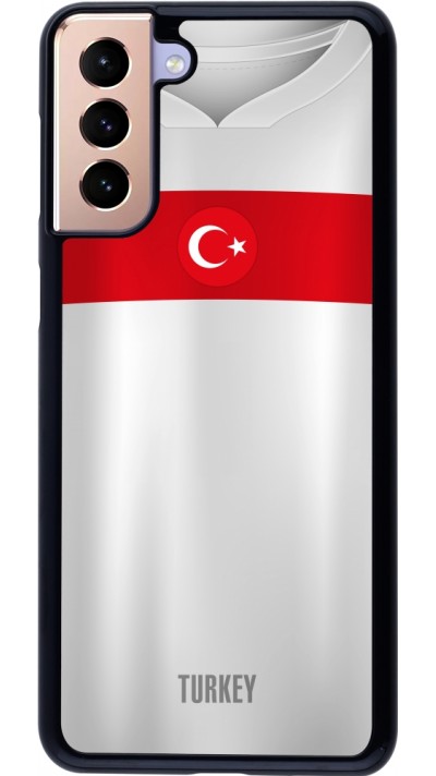 Coque Samsung Galaxy S21+ 5G - Maillot de football Turquie personnalisable