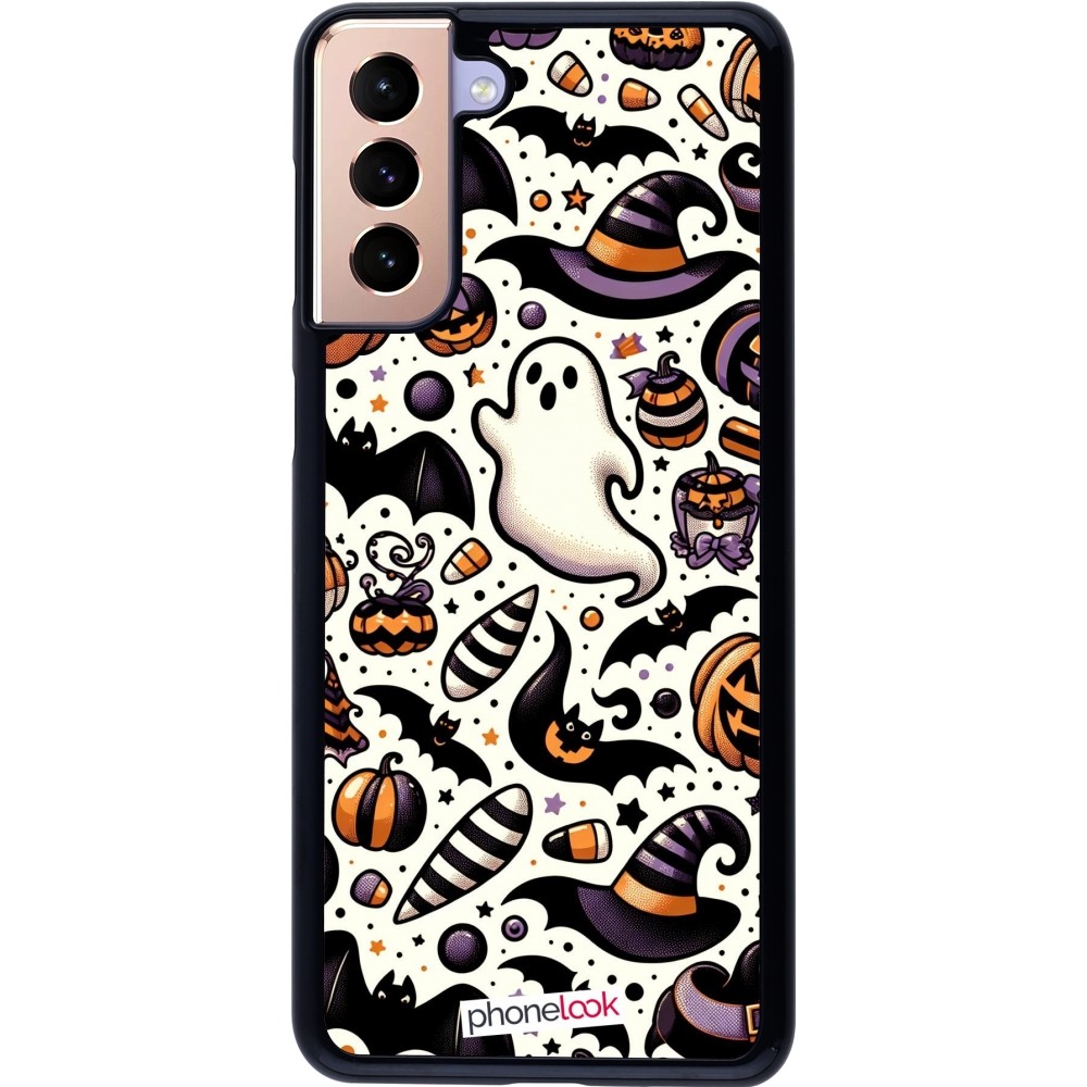 Samsung Galaxy S21+ 5G Case Hülle - Halloween 2024 Niedliches Muster