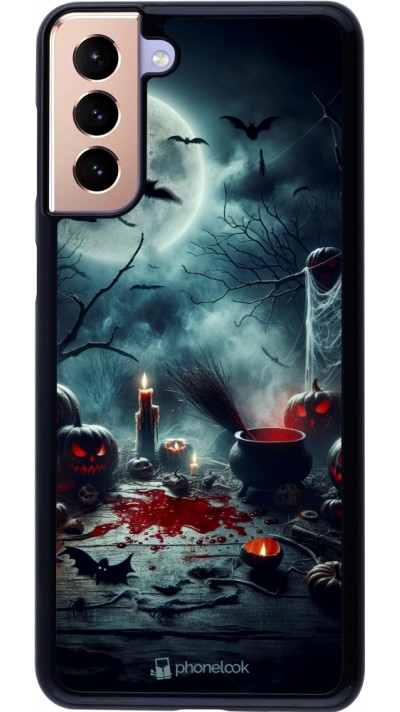 Samsung Galaxy S21+ 5G Case Hülle - Halloween 2024 Dunkler Mond