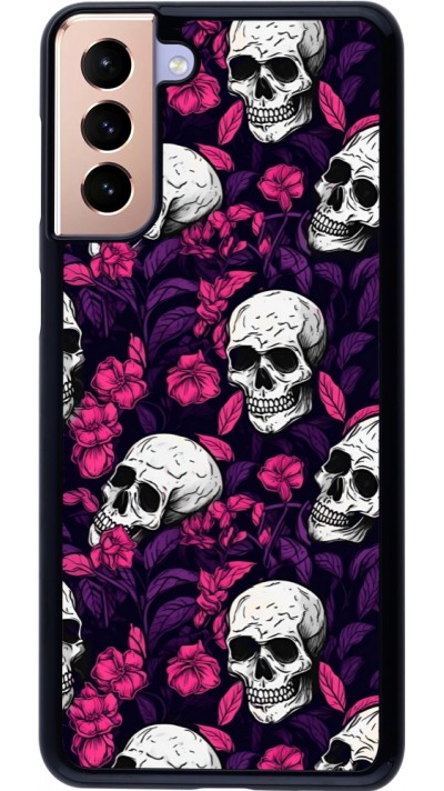 Samsung Galaxy S21+ 5G Case Hülle - Halloween 2024 romantic skulls