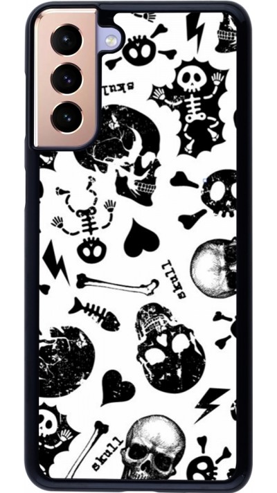 Samsung Galaxy S21+ 5G Case Hülle - Halloween 2024 skeleton mix