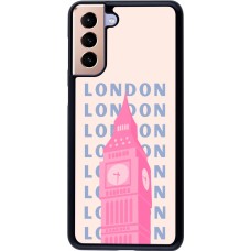 Samsung Galaxy S21+ 5G Case Hülle - London Pink Print