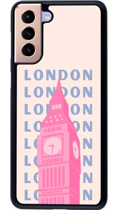 Samsung Galaxy S21+ 5G Case Hülle - London Pink Print