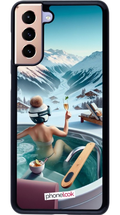 Samsung Galaxy S21+ 5G Case Hülle - Berg Glamour Whirlpool