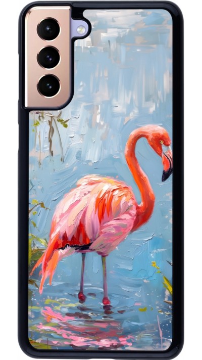 Samsung Galaxy S21+ 5G Case Hülle - Paint Flamingo