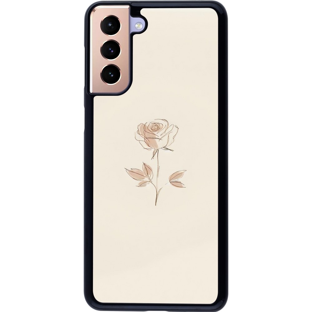 Samsung Galaxy S21+ 5G Case Hülle - Rosa Sand Minimalistisch