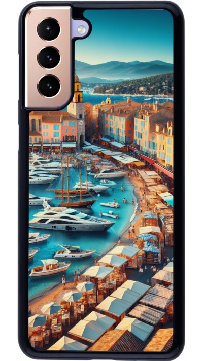 Samsung Galaxy S21+ 5G Case Hülle - Saint-Tropez Strand