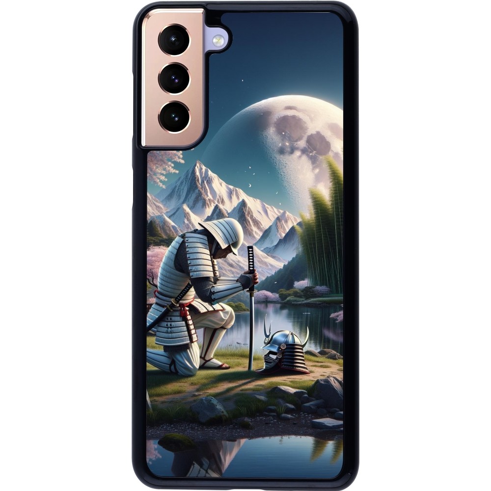 Samsung Galaxy S21+ 5G Case Hülle - Samurai Katana Mond