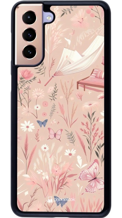 Samsung Galaxy S21+ 5G Case Hülle - Sommer Pastellmuster