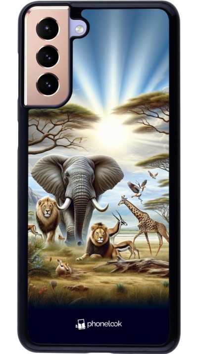 Coque Samsung Galaxy S21+ 5G - Vie sauvage africaine