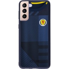 Samsung Galaxy S21+ 5G Case Hülle - Silikon schwarz Schottland personalisierbares Fussballtrikot