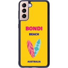 Samsung Galaxy S21+ 5G Case Hülle - Silikon schwarz Pop Summer Destination Bondi