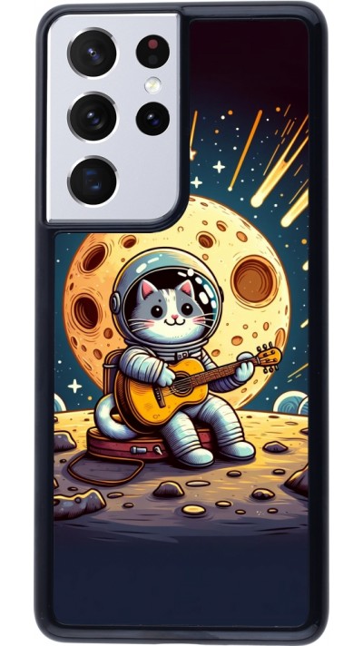 Samsung Galaxy S21 Ultra 5G Case Hülle - AstroKatze RockMond