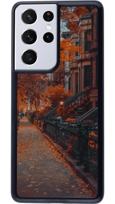 Samsung Galaxy S21 Ultra 5G Case Hülle - Autumn 2024 city