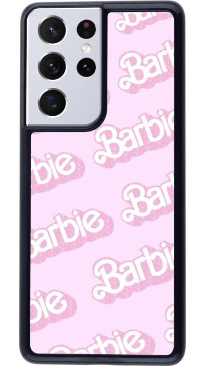 Samsung Galaxy S21 Ultra 5G Case Hülle - Barbie light pink pattern