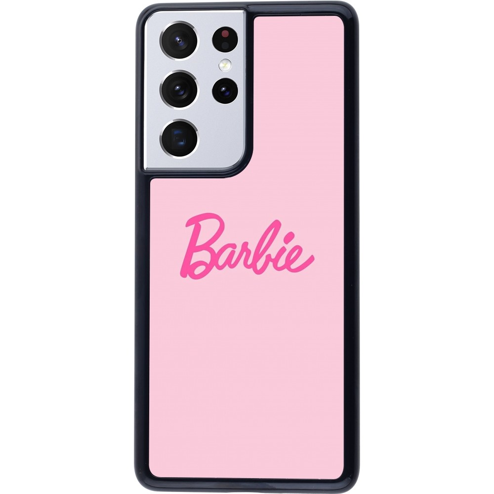 Samsung Galaxy S21 Ultra 5G Case Hülle - Barbie Text