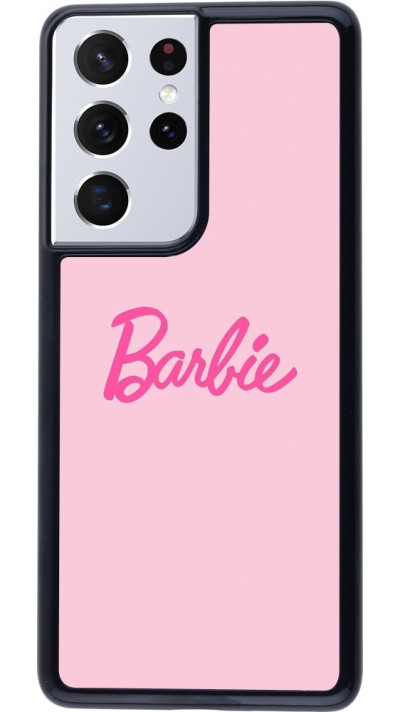 Samsung Galaxy S21 Ultra 5G Case Hülle - Barbie Text