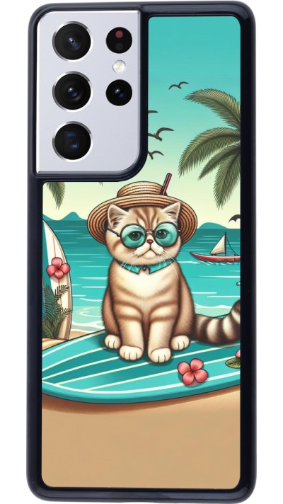 Samsung Galaxy S21 Ultra 5G Case Hülle - Chat Surf Stil