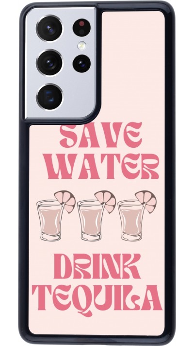 Samsung Galaxy S21 Ultra 5G Case Hülle - Cocktail Save Water Drink Tequila